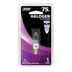 Feit 75 W T4 Tubular Halogen Bulb 1050 lm Warm White 1 pk