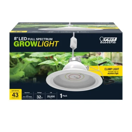 Feit Electric Clamp LED Grow Kit 8 in.