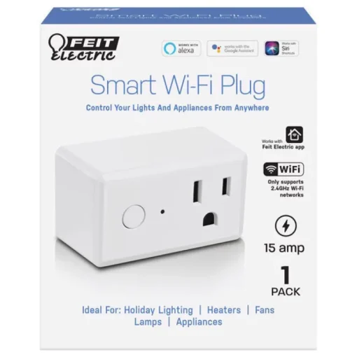 Feit Electric Commercial and Residential Plastic Smart Plug 2 Boxed