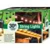 FEIT Electric Incandescent String Lights Clear 30 ft. 15 lights