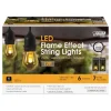 Feit Electric LED Flame Bulb String Lights Amber 6 lights