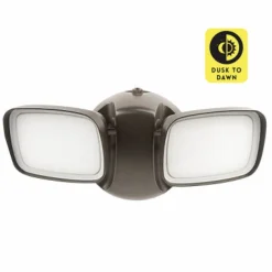 Feit Electric Switch Hardwired LED Bronze Security Floodlight
