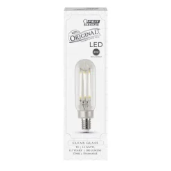 FEIT Electric T8 E12 (Candelabra) LED Bulb Soft White 40 Watt Equivalence 1 pk