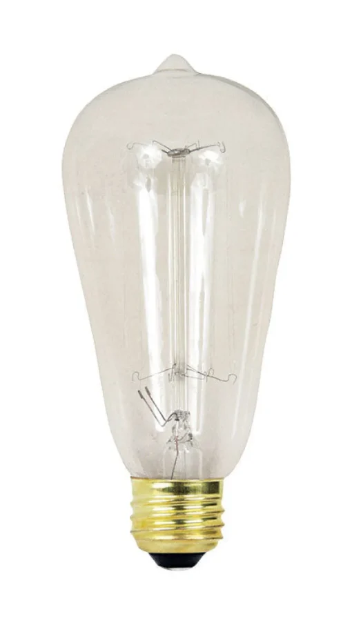 FEIT Electric The Original 40 watts ST19 Vintage Incandescent Bulb E26 (Medium) Soft White 1 pk (Pack of 6)