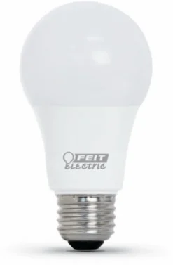 Feit Enhance A19 E26 (Medium) LED Bulb Bright White 75 Watt Equivalence 2 pk