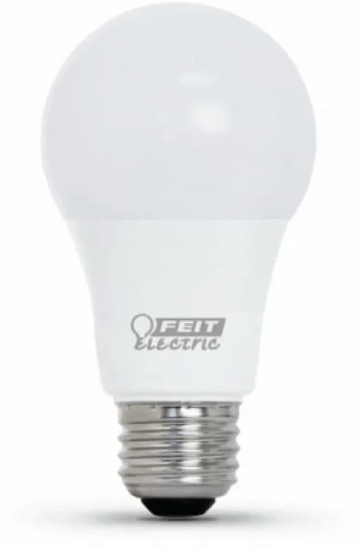 Feit Enhance A19 E26 (Medium) LED Bulb Bright White 75 Watt Equivalence 2 pk