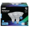 Feit Enhance PAR38 E26 (Medium) LED Bulb Daylight 90 Watt Equivalence 2 pk