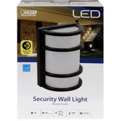Feit LED Dusk to Dawn Hardwired LED Bronze Security Wall Light