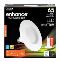 Feit LED Retrofits White 7.5 in. W LED Retrofit Kit 11.3 W