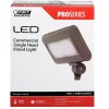 Feit Pro Series Dusk to Dawn Hardwired LED Bronze Floodlight