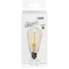 Feit ST19 E26 (Medium) LED Bulb Soft White 60 Watt Equivalence 1 pk