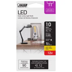 Feit T4 Bi-Pin LED Bulb Warm White 10 Watt Equivalence 1 pk