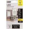 Feit T6 E12 (Candelabra) LED Bulb Bright White 15 Watt Equivalence 1 pk