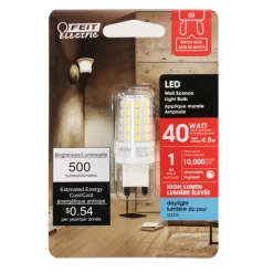 Feit T4 G9 LED Bulb Daylight 40 Watt Equivalence 1 pk