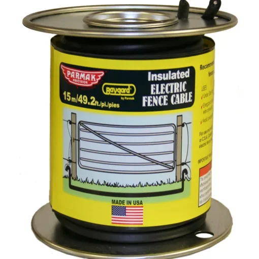 FENCE CABLE BLK 49.2'
