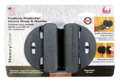FENIX Heavy Metal Black Steel 7 in. L Heavy Hasp w/Handle 1 pk