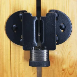 FENIX Heavy Metal Black Steel 7 in. L Heavy Hasp w/Handle 1 pk