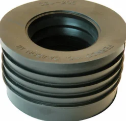 Fernco Schedule 40 4 in. Compression X 4 in. D Compression PVC 5 in. Donut Fitting 1 pk