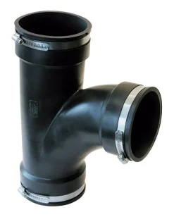 Fernco Schedule 40 4 in. Hub X 4 in. D Hub PVC Tee 1 pk
