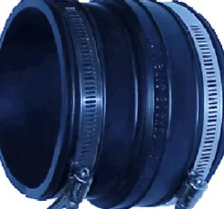 Fernco Schedule 40 3 in. Hub X 2 in. D Hub PVC 4-1/2 in. Flexible Coupling 1 pk