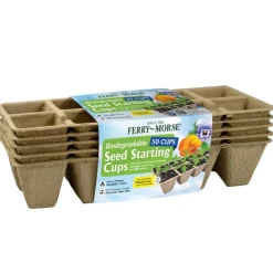 Ferry-Morse 50 Cells 1.75 in. H X 1.75 in. W Plant Transplant Starting Tray 5 pk
