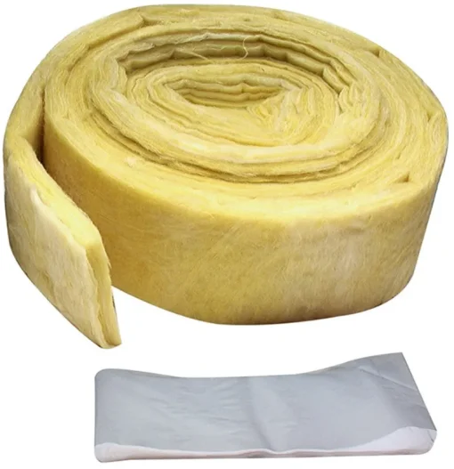 Fiberglass Pipe Wrap, 1/2 x 3-In. x 25-Ft.