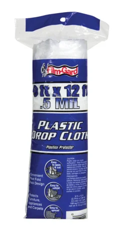Film-Gard 9 ft. W X 12 ft. L X 0.5 mil Plastic Drop Cloth 1 pk