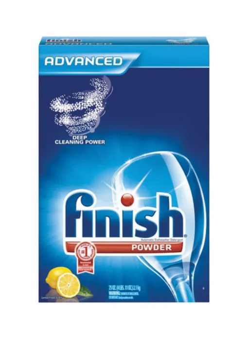 Finish Lemon Scent Powder Dishwasher Detergent 75 oz