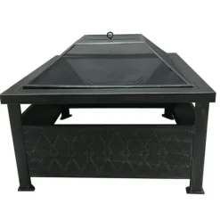 FIRE PIT WOOD SQ 34X34"