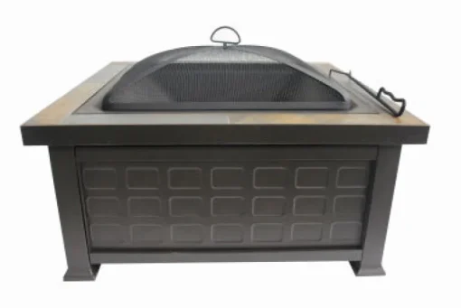 Fire Pit, Wood-Burning, Slate Top, 30-In.