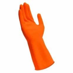 Firm Grip Unisex Indoor/Outdoor Stripping Gloves Orange L 1 pair