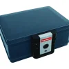 First Alert 0.17 cu ft Key Lock Blue Fire Chest