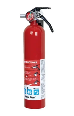 First Alert 2-1/2 lb Fire Extinguisher For Household OSHA/US Coast Guard Agency Approval (Pack of 4)