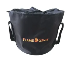 Flame Genie 15 in. H x 17 in. W x 17 in. L Black Fabric Fire Pit Cover