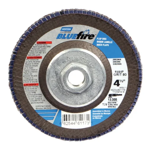 FLAP DISC 4-1/2"BLUE 80G