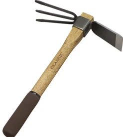 Flexrake Classic Flower & Vegetable 14 in. Wood Steel Tiller