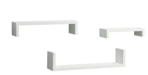 FLOATING SHELF WHT 3PC
