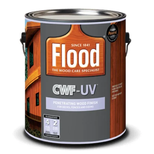 Flood CWF-UV Matte Cedar Water-Based Wood Finish 1 gal. (Pack of 4)