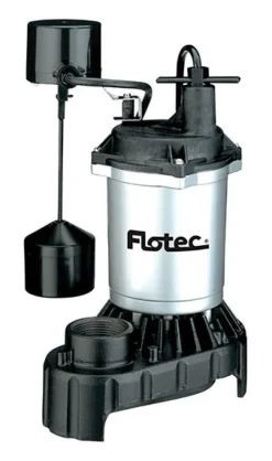 Flotec 1/2 hp 4,200 gph Thermoplastic Vertical Float Switch AC Submersible Sump Pump