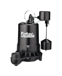 Flotec 1/2 HP 4800 gph Cast Iron Vertical Float Switch AC Submersible Sump Pump