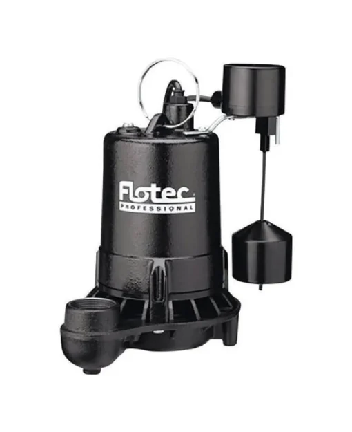 Flotec 1/2 HP 4800 gph Cast Iron Vertical Float Switch AC Submersible Sump Pump