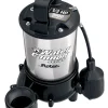 Flotec Water Cannon 1/2 hp 9000 gph Stainless Steel/Thermoplastic Tethered Float Sewage Pump