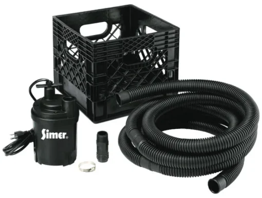Flotec Stow and Flo 1/4 HP 2200 gph Thermoplastic Switchless Switch Bottom AC Utility Pump Kit