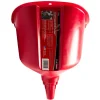 FloTool Red 12.5 in. H Plastic Funnel