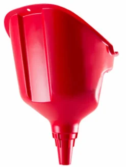 FloTool Red 12.5 in. H Plastic Funnel