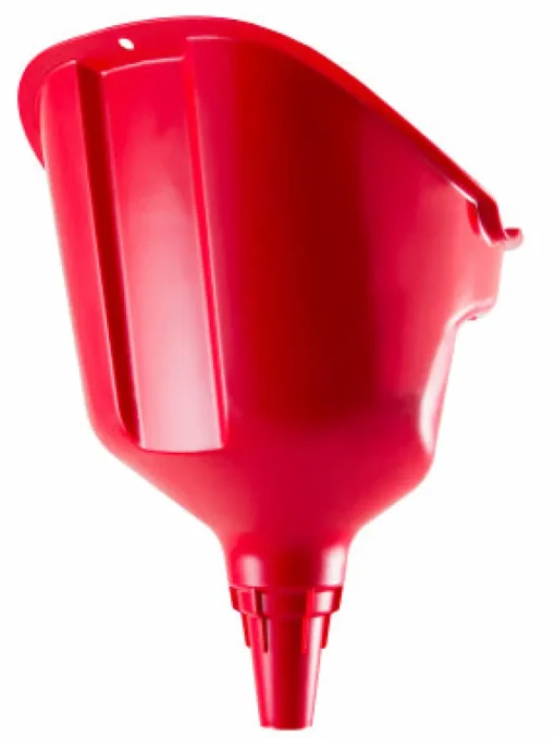 FloTool Red 12.5 in. H Plastic Funnel