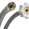 Fluidmaster 3/8 in. Compression X 7/8 in. D Ballcock 20 in. Braided Stainless Steel Toilet Supply Li