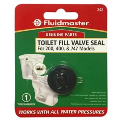 Fluidmaster Black Rubber Replacement Toilet Fill Valve Seal for Universal 400A