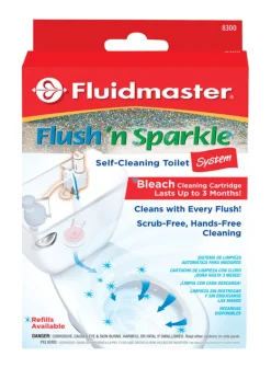 Fluidmaster Flush N' Sparkle No Scent Continuous Toilet Cleaning System 1 oz Liquid