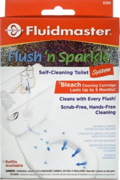 Fluidmaster Flush N' Sparkle No Scent Continuous Toilet Cleaning System 1 oz Liquid